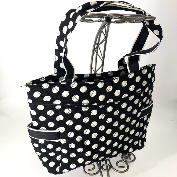 Handbags - Polka Dot Cloth Quilted Bag